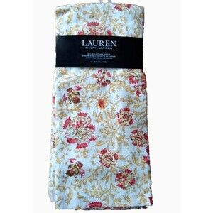 Ralph Lauren Kitchen Dish Towels Set of 2 Floral Flower Thanksgiving Fall Autumn